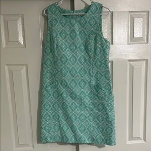 Southern Tide EUC - Size 10 Sleeveless Teal Dress